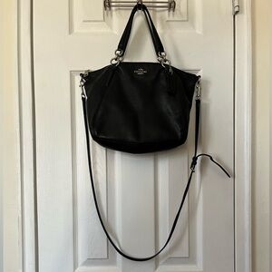 Coach Black Leather Women's Bag